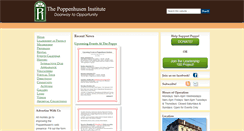 Desktop Screenshot of poppenhuseninstitute.org